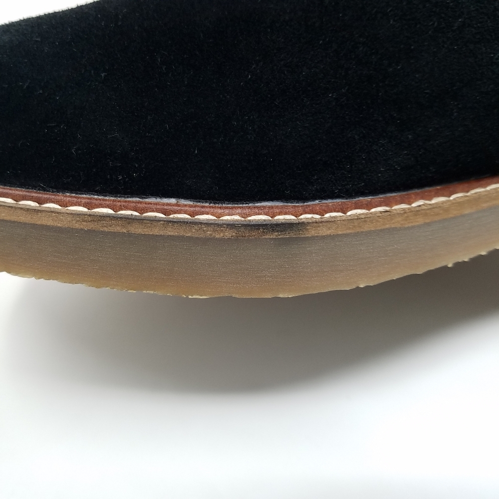 Steve Madden Black Suede Chelsea Boots - Picture 12 of 16